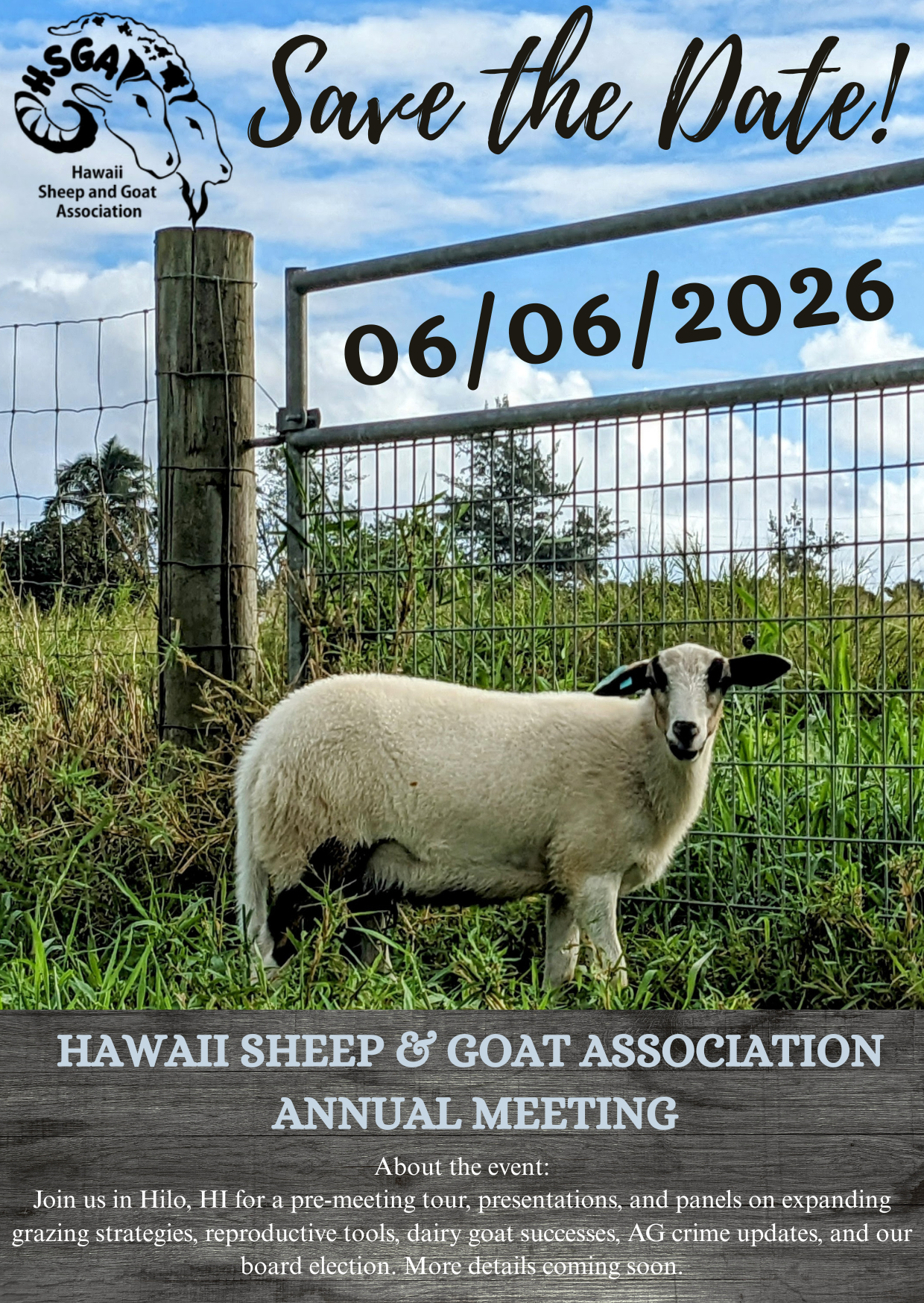 HSGA meeting save the date